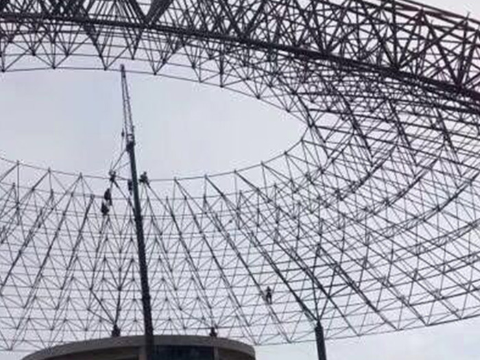 貴州籃球館球形網架廠家價格