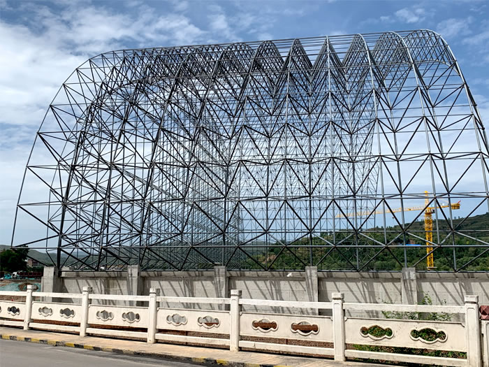 睢寧山寨礦儲煤棚網(wǎng)架