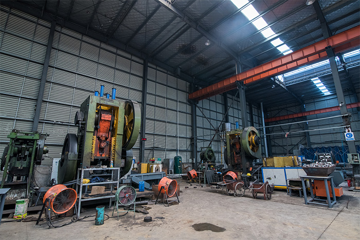 西藏網架配件-錐頭加工車間