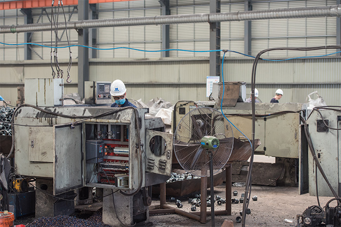 南昌網架配件-錐頭加工車間